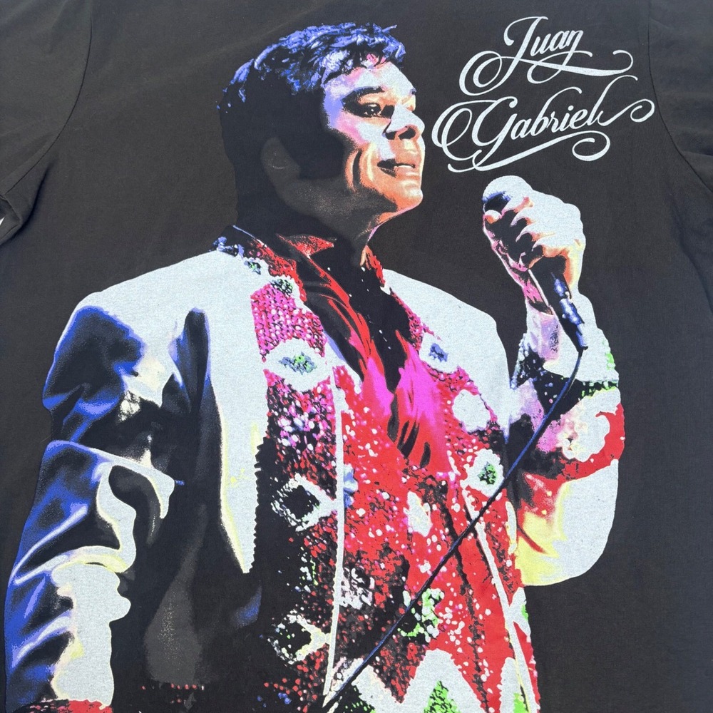 NWT Juan Gabriel Charcoal Gray Color‎ Graphic TShirt Uni Sz XS